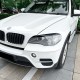 Накладки на фары, реснички BMW X5 E70 черный глянец ABS-пластик