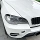 Накладки на фари, вії BMW X5 E70 чорний глянець ABS-пластик